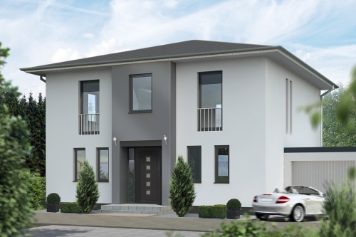 Проект дома из пеноблоков АП-8