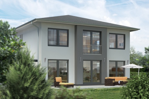 Проект дома из пеноблоков АП-8